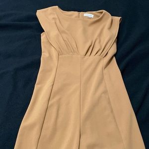 Calvin Klein, brown/tan jumpsuit, size 4, used once